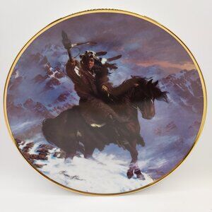 The Franklin Mint Presents, Spirt of the West Wind, With COA, Plate #W9554.